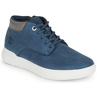 Shoes Children High top trainers Timberland Seneca Bay Leather Chukka Blue