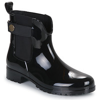 Shoes Women Wellington boots Tommy Hilfiger Ankle Rainboot With Metal Detail Black