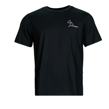 material short-sleeved t-shirts Karl Lagerfeld KLXCD UNISEX SIGNATURE T-SHIRT Black