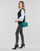 Clothing Women jumpers Karl Lagerfeld KNIT VEST W/ POPLIN SHIRT Black / White