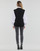 Clothing Women jumpers Karl Lagerfeld KNIT VEST W/ POPLIN SHIRT Black / White