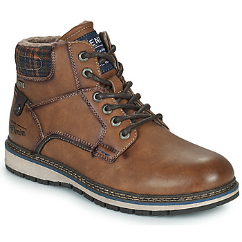 Shoes Men Mid boots Tom Tailor 4285301-COGNAC Cognac