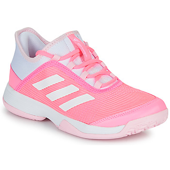 Shoes Girl Tennis shoes adidas Performance adizero club k Pink / White