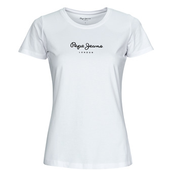 Clothing Women short-sleeved t-shirts Pepe jeans NEW VIRGINIA White