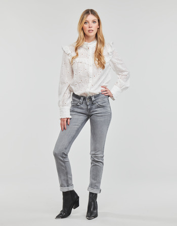 Clothing Women straight jeans Pepe jeans VENUS Grey / Vr0