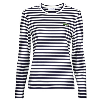 Clothing Women Long sleeved shirts Lacoste TF9207 Multicolour