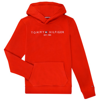Clothing Children sweaters Tommy Hilfiger U ESSENTIAL HOODIE Red