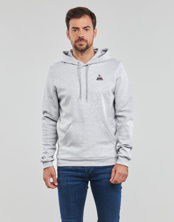 material Men sweaters Le Coq Sportif ESS HOODY N 1 Grey / Clear