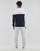 Clothing Men Jackets Le Coq Sportif SAISON 2 FZ N1 Marine / White