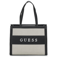 Bags Women Shopper bags Guess MONIQUE WB Black / Beige