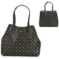 Bags Women Shopper bags Guess VIKKY ROO TOTE Brown