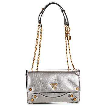 Bags Women Shoulder bags Guess AMANTEA CONVERTIBLE XBODY FLAP Silver