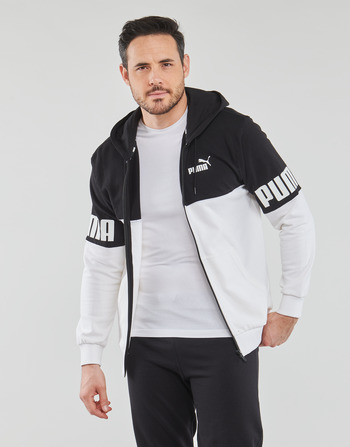 material Men sweaters Puma PUMA POWER COLORBLO Black / White