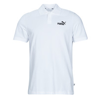 material Men short-sleeved polo shirts Puma ESS LOGO PIQUE POLO White