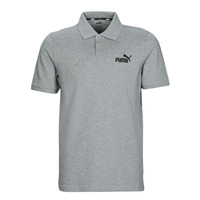 material Men short-sleeved polo shirts Puma ESS LOGO PIQUE POLO Grey