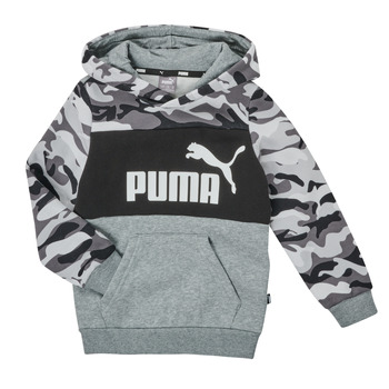 material Boy sweaters Puma ESS CAMO HOODIE Grey
