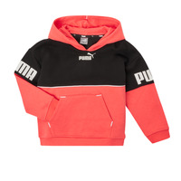 material Girl sweaters Puma PUMA POWER COLORBLOCK HOODIE Black / Orange