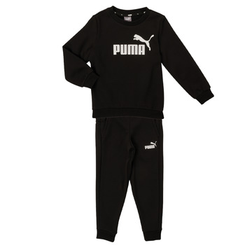Clothing Boy Tracksuits Puma SWEAT SUIT Black