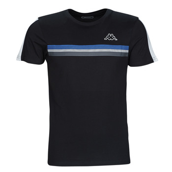 Clothing Men short-sleeved t-shirts Kappa IVERPOOL Black