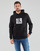 Clothing Men sweaters Calvin Klein Jeans SCATTERED URBAN GRAPHIC HOODIE Black