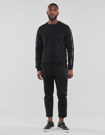 material Men Cargo trousers  Calvin Klein Jeans SHRUNKEN BADGE GALFOS PANT Black