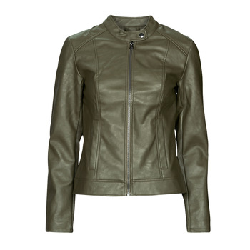 Clothing Women Leather jackets / Imitation leather JDY JDYEMILY FAUX LEATHER JACKET OTW Green