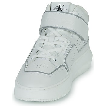 Calvin Klein Jeans CHUNKY CUPSOLE LACEUP MID M White / Silver