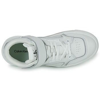 Calvin Klein Jeans CHUNKY CUPSOLE LACEUP MID M White / Silver