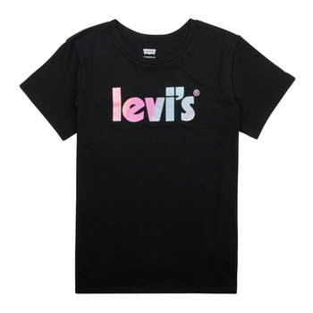 material Girl short-sleeved t-shirts Levi's SS POSTER LOGO TEE Black