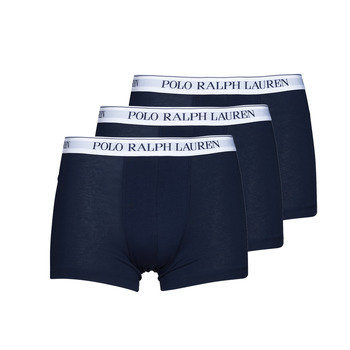 Underwear Men Boxer shorts Polo Ralph Lauren CLASSIC TRUNK X3 Marine / Marine / Marine
