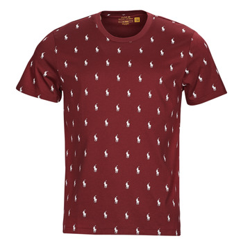 material Men short-sleeved t-shirts Polo Ralph Lauren SS CREW Bordeaux