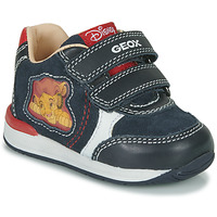 Shoes Boy Low top trainers Geox B RISHON BOY C Blue / Red