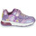 Shoes Girl Low top trainers Geox J SPACECLUB GIRL E Violet