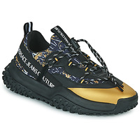 Shoes Men Low top trainers Versace Jeans Couture 73YA3SN2 Black / Gold / Printed / Baroque