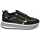 Shoes Women Low top trainers Geox D KENCY B Black / Gold
