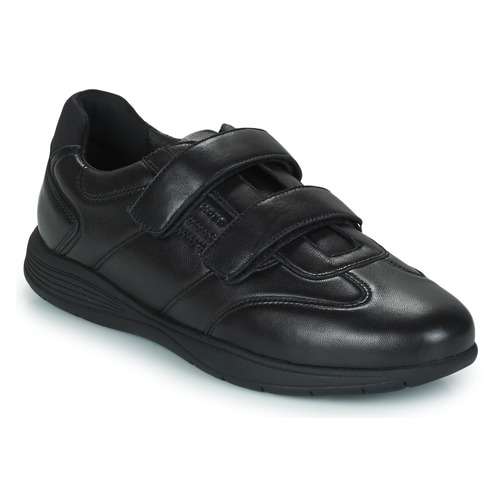 Shoes Men Low top trainers Geox U SPHERICA EC2 E Black