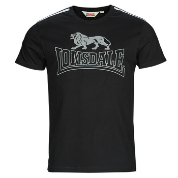 Clothing Men short-sleeved t-shirts Lonsdale PERSHILL Black