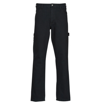 material Men 5-pocket trousers Dickies CARPENTER PANT STONE WASHED Black