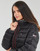 Clothing Women Duffel coats Tommy Jeans TJW QUILTED TAPE HOODED JACKET Black
