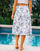 Clothing Women Skirts Céleste AGATHE White / Blue