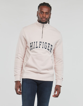 Clothing Men sweaters Tommy Hilfiger HILFIGER ARCH CASUAL MOCKNECK Ecru