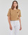 Clothing Women short-sleeved t-shirts Tommy Hilfiger REG MONOGRAM EMB C-NK SS Camel
