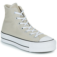 Shoes Women High top trainers Converse Chuck Taylor All Star Lift Canvas Seasonal Color Beige