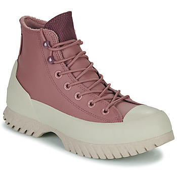 Shoes Women High top trainers Converse Chuck Taylor All Star Lugged 2.0 Counter Climate Hi Pink