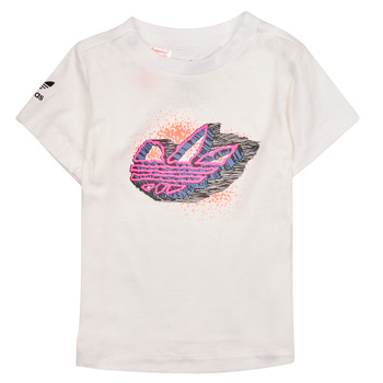 material Children short-sleeved t-shirts adidas Originals HL2198 White