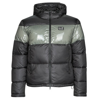 material Men Duffel coats Emporio Armani EA7 6LPB10 Black / Grey