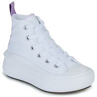Shoes Girl High top trainers Converse Chuck Taylor All Star Move Platform Foundation Hi White / Lilac