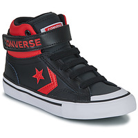 Shoes Children High top trainers Converse Pro Blaze Strap Varsity Color Hi Black / Red