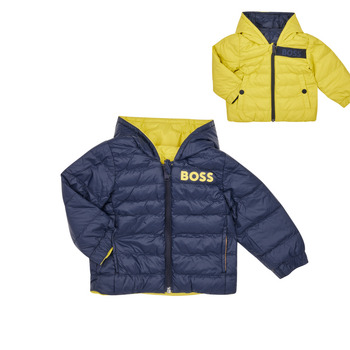 Clothing Boy Duffel coats BOSS J06254-616 Black
