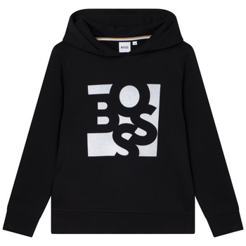 Clothing Boy sweaters BOSS J25M66-09B Black